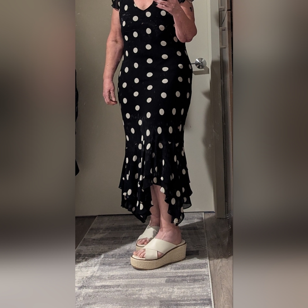 Lola Black and Ivory Dress 8